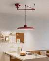Nordic flying saucer swing arm chandelier