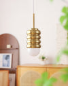 Cream style background wall small chandelier