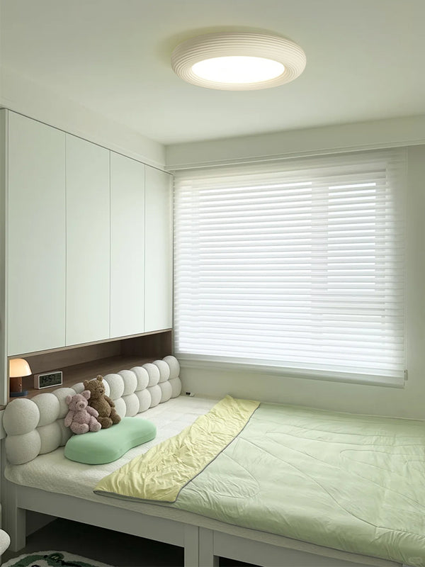 Plafonnier de chambre en résine de style crème