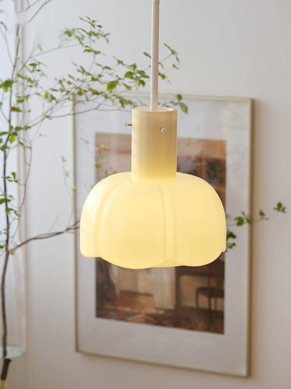 Creative flower bud glass chandelier