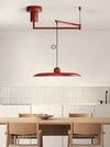 Nordic flying saucer swing arm chandelier