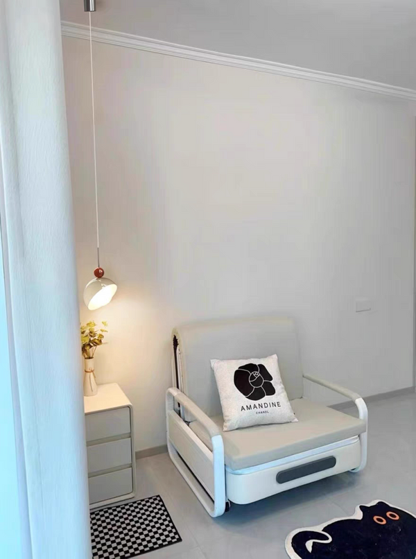 Petit lustre de chevet de chambre de style crème