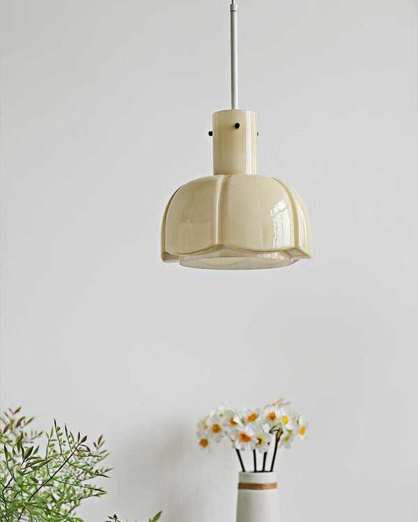Creative flower bud glass chandelier