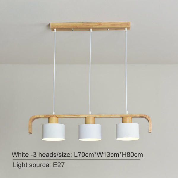 4-head macaron chandelier