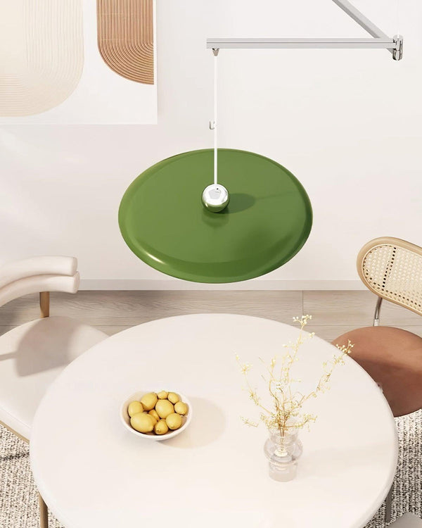 Nordic flying saucer swing arm chandelier