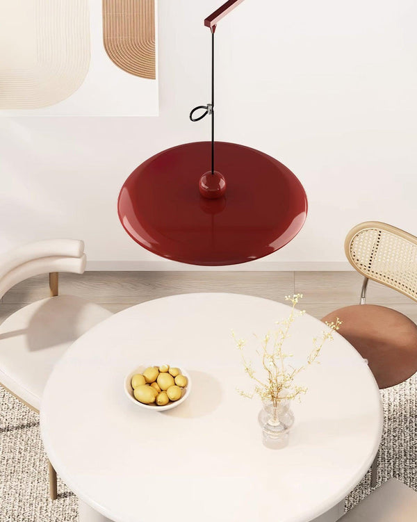 Nordic flying saucer swing arm chandelier