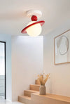 Cream Style Creative Planet Ceiling Lamp