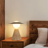 Japanese yellow travertine table lamp