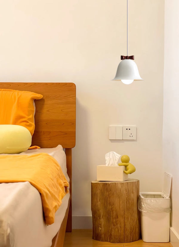 Lustre carillon éolien crème