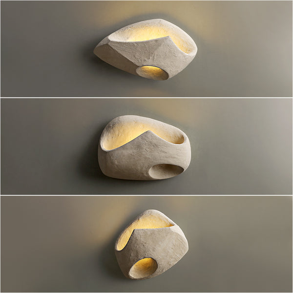 Wabi-sabi style wall lamp