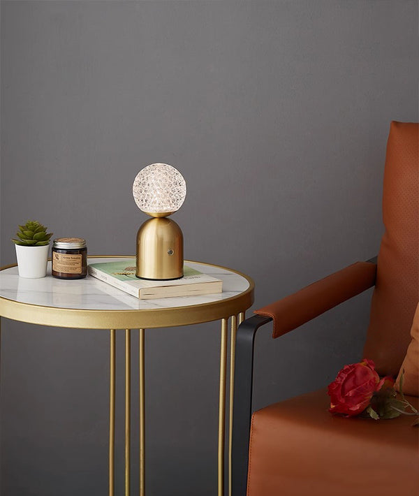All copper creative bedroom bedside table lamp