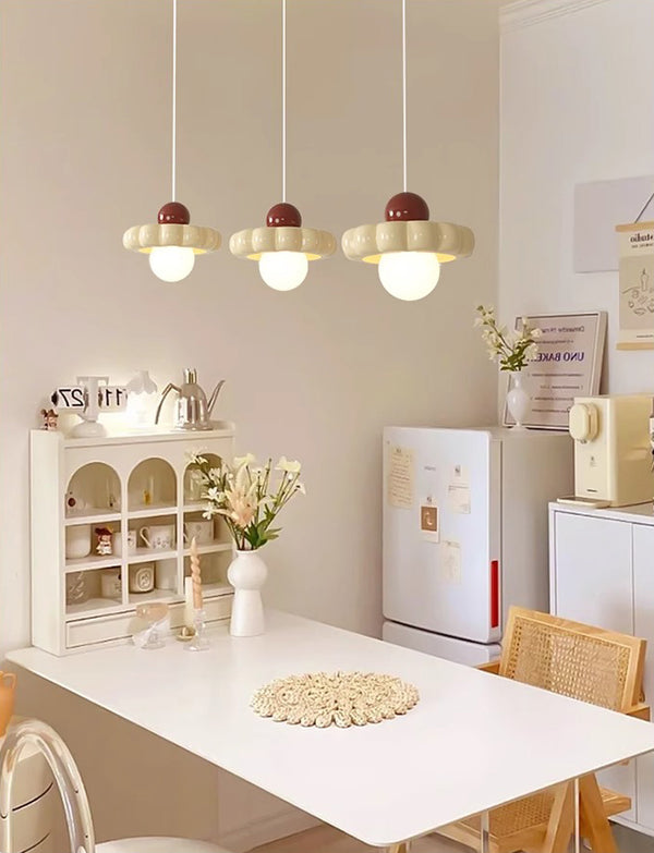 Cream style dining room bedroom bedside chandelier