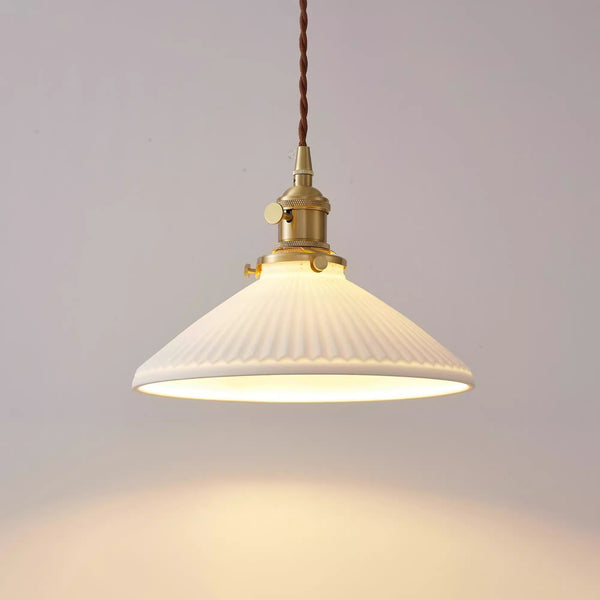 American retro bedroom bedside restaurant bar creative all-copper small chandelier