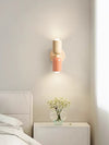 Cream style double head bedroom bedside wall lamp