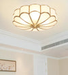 American all-copper LED ceiling light