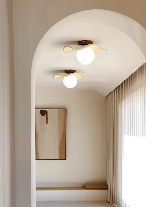 Creative lotus leaf aisle ceiling lamp