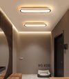 Elliptical strip LED corridor ceiling light