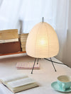 Japanese style rice paper table lamp