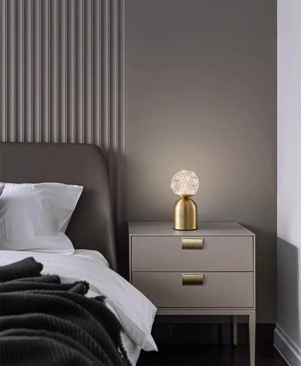All copper creative bedroom bedside table lamp