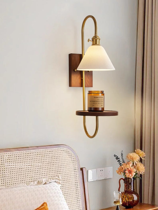 Wabi-sabi retro Japanese style study room restaurant bed and breakfast wall lamp