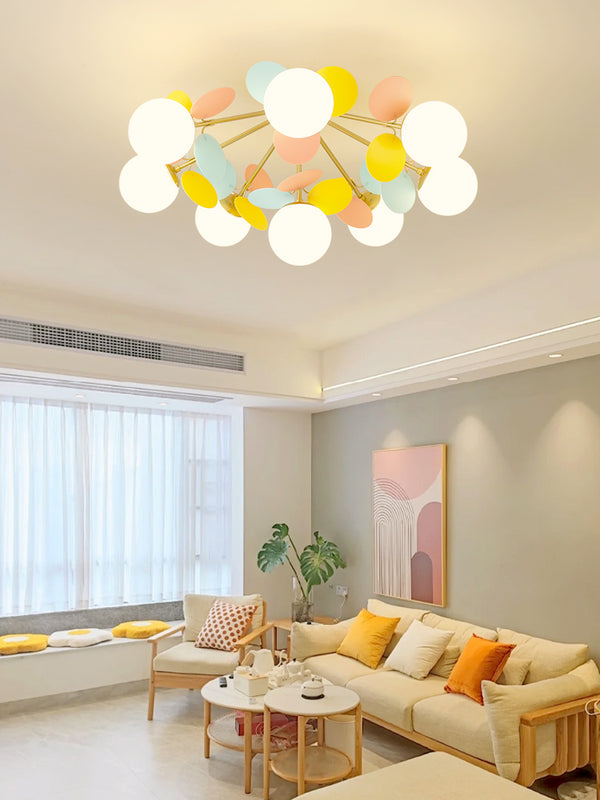 Lustre créatif Macaron pour chambre d'enfant