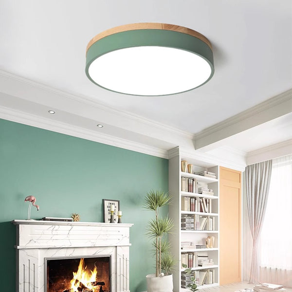 LED-Deckenleuchte Macaron für Schlafzimmer