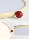 Cream style small milk bean ceiling lamp