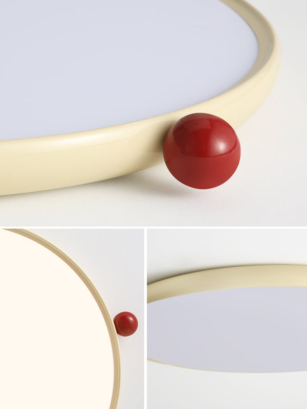 Cream style small milk bean ceiling lamp