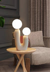 Nordic creative double head ball table lamp