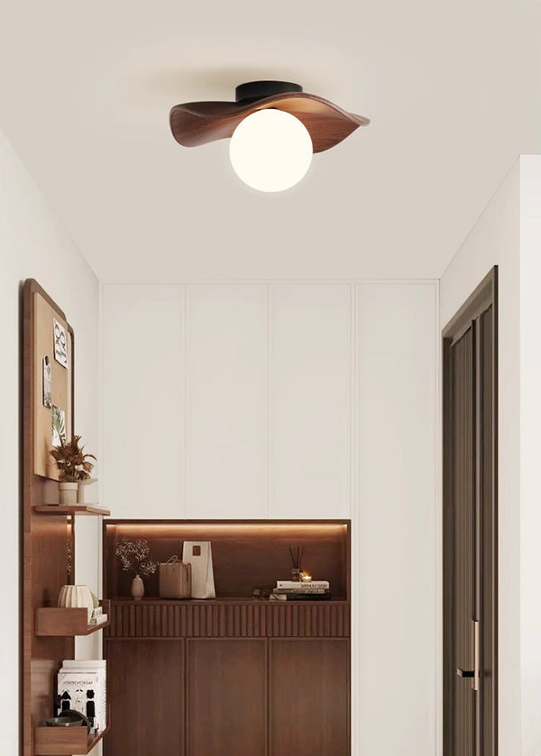 Creative lotus leaf aisle ceiling lamp