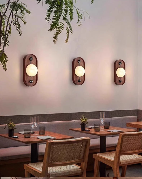 Marble Retro Bedside Aisle Wall Lamp