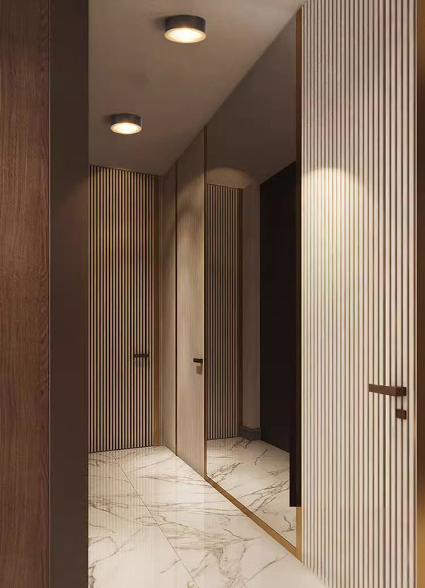 Plafonnier LED pour balcon, allée, tout en cuivre