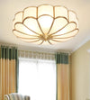 American all-copper LED ceiling light