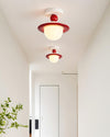 Cream Style Creative Planet Ceiling Lamp