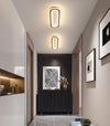 Elliptical strip LED corridor ceiling light