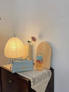 Japanese style rice paper table lamp