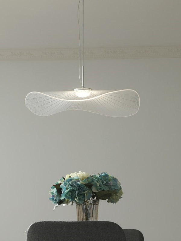 Designer personalisierte kreative Lotusblatt Strohhut Kronleuchter