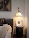 Wabi-sabi style bedroom bedside ceramic chandelier