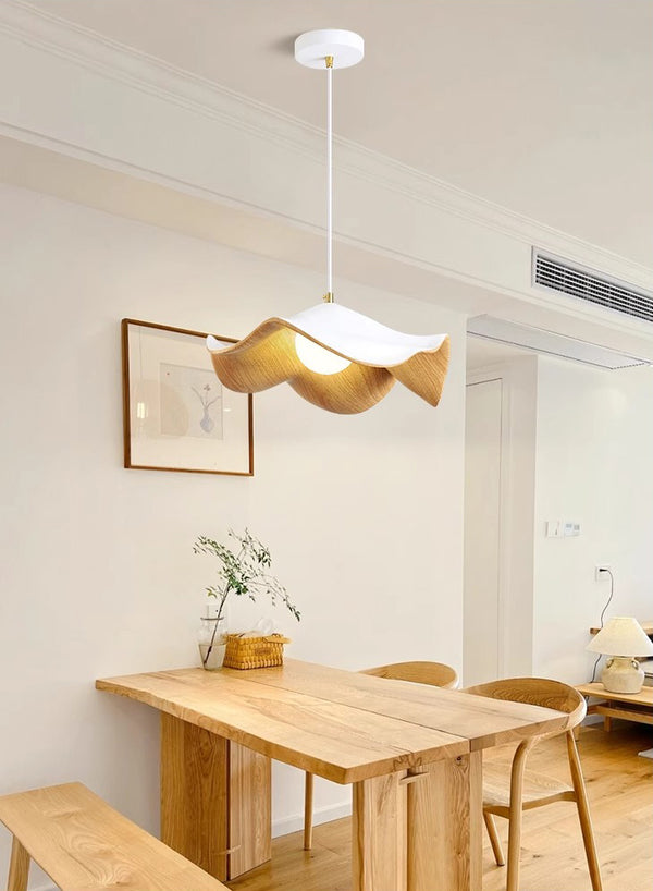 Retro creative pleated restaurant chandelier