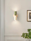 Cream style double head bedroom bedside wall lamp
