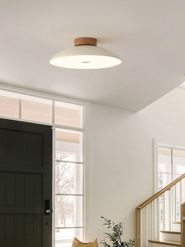 Medieval cream style corridor ceiling lamp