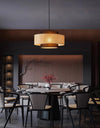 Medieval style rattan restaurant chandelier