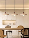 Japanese retro log style restaurant chandelier