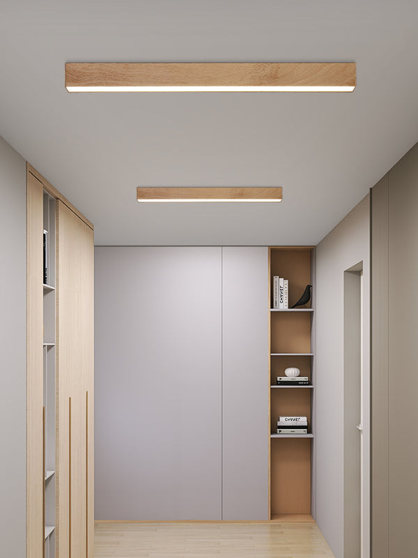 Lange Deckenlampe im japanischen Stil