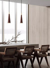 Lustre de chevet de chambre en bois massif tout en cuivre