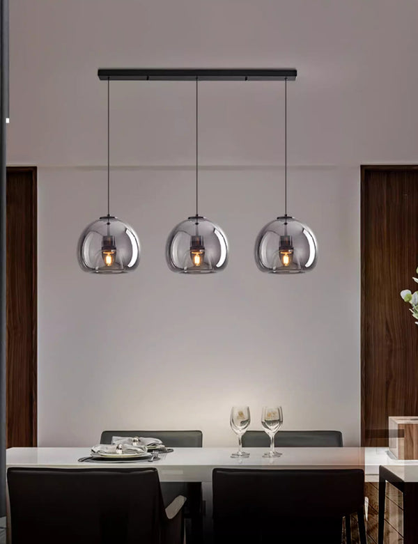 Simple personality glass restaurant chandelier