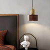 Solid wood all-copper small chandelier