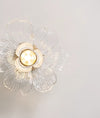 French retro petal corridor balcony ceiling lamp