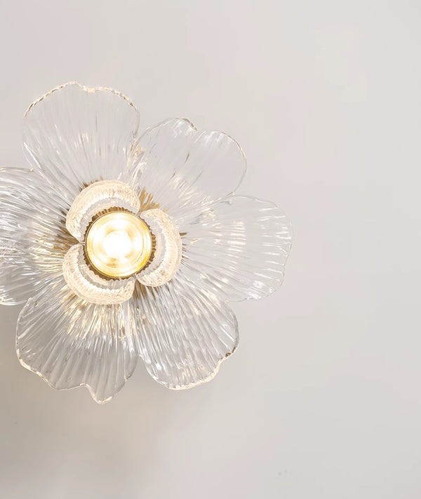 French retro petal corridor balcony ceiling lamp
