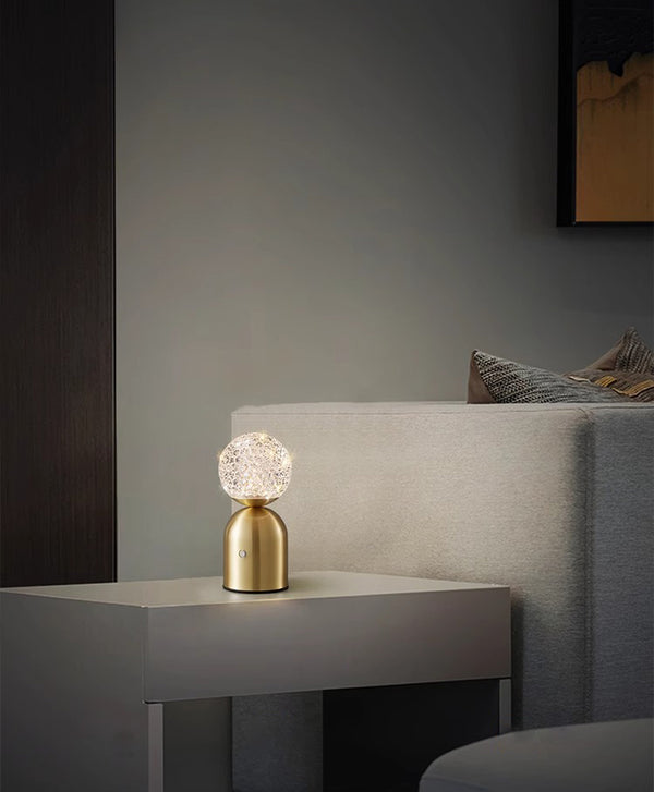 All copper creative bedroom bedside table lamp